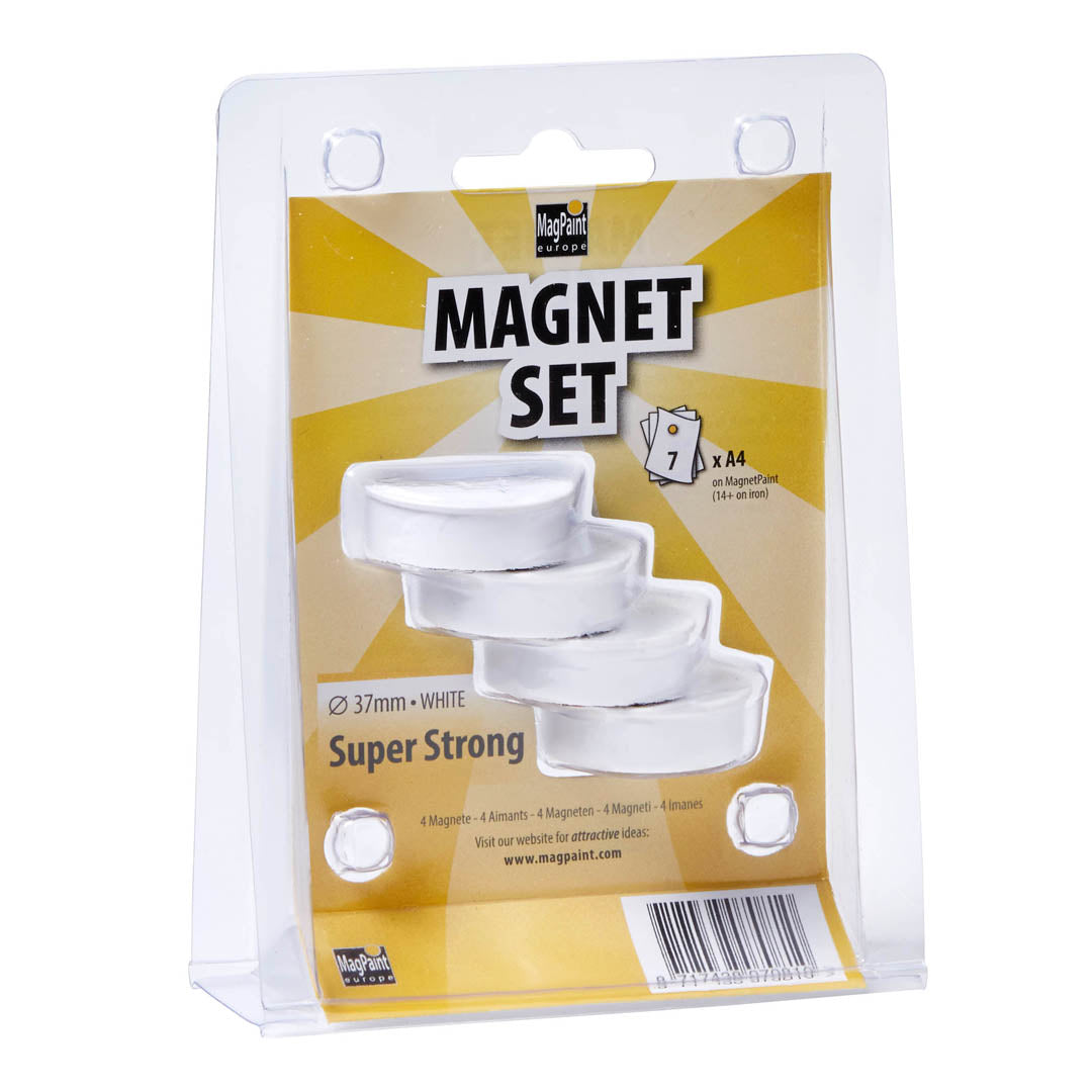 MAG5025 - Round magnet in white