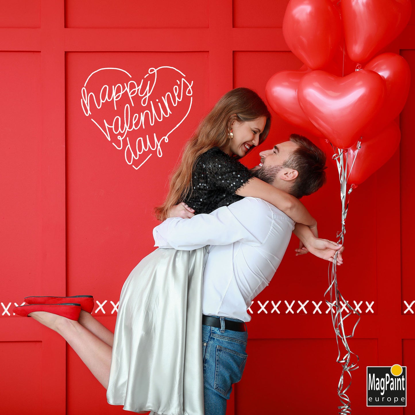 MagPaint Blackboard Paint Red valentines day