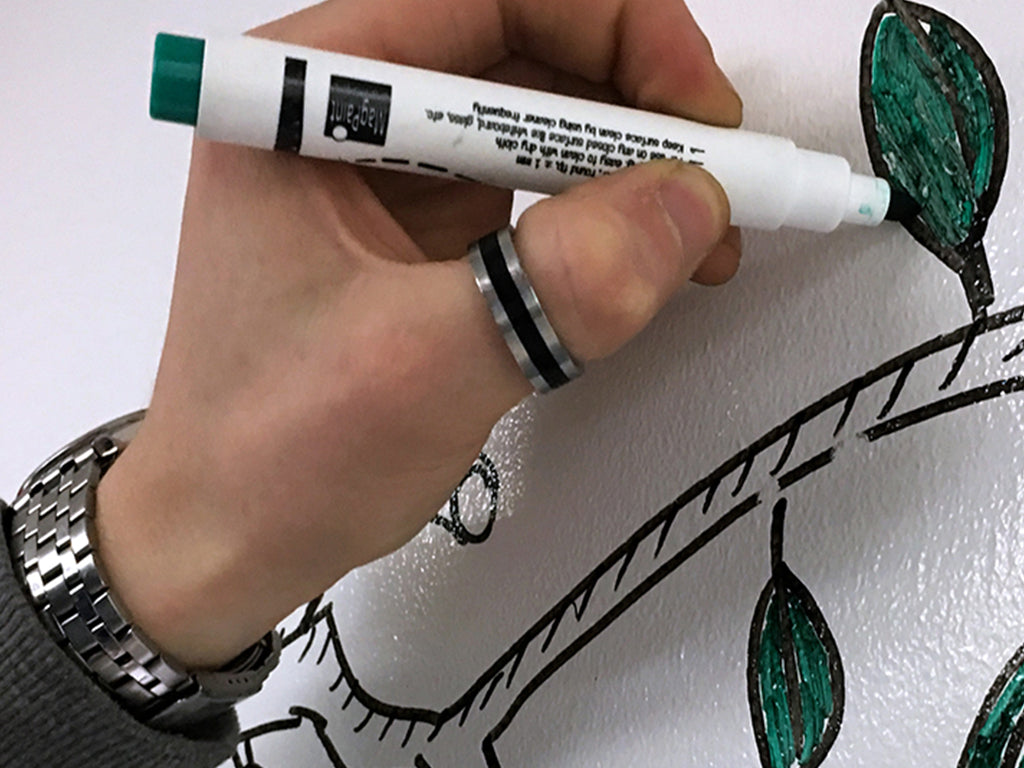 Close up of SketchPaint marker pens