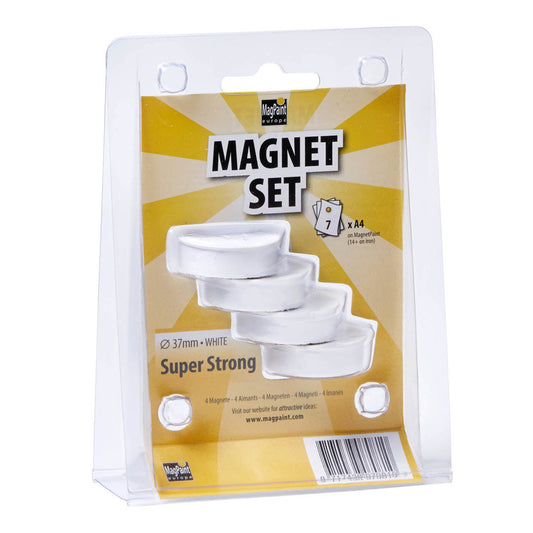 MAG5025  - Round magnet in white