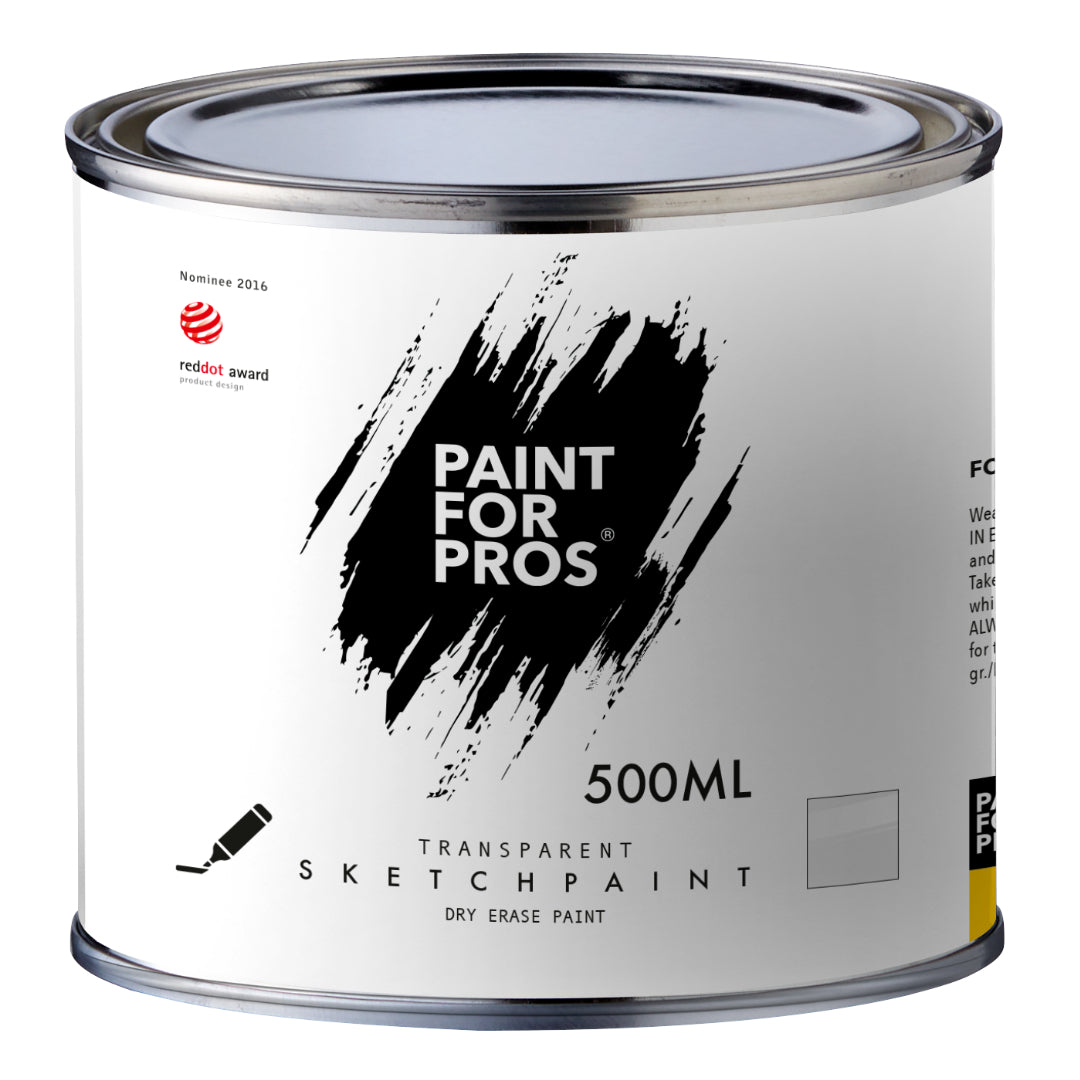 Paint For Pro's SketchPro Transparent 0.5L (6m²)
