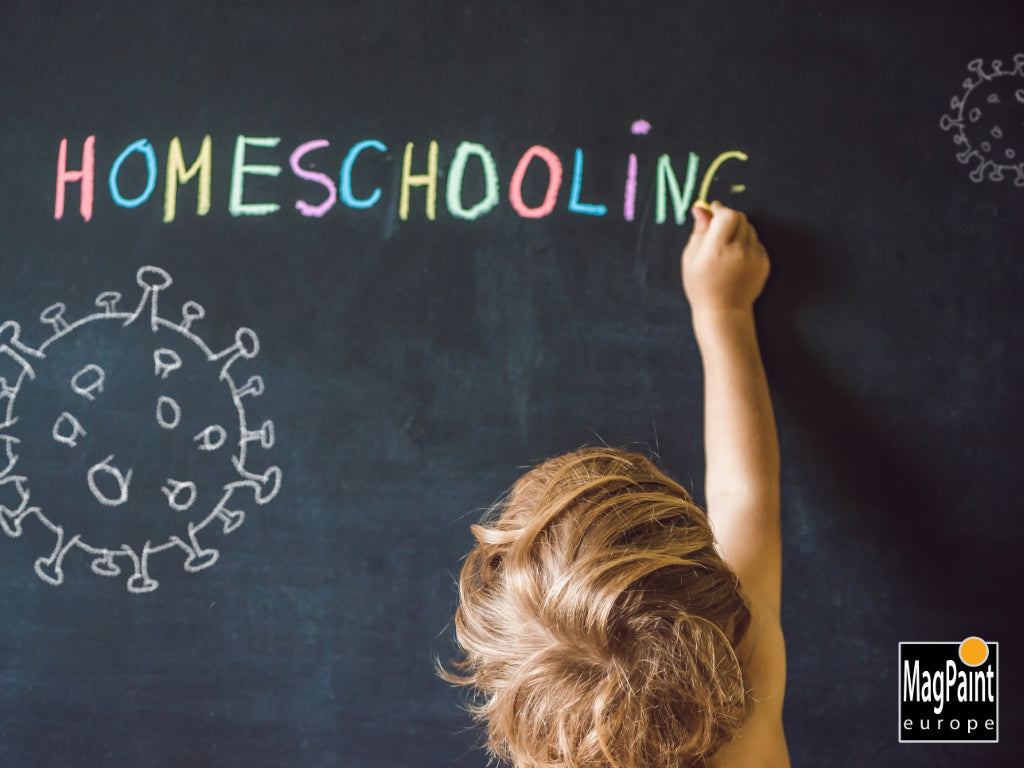 MagPaint Blackboard Paint home schooling
