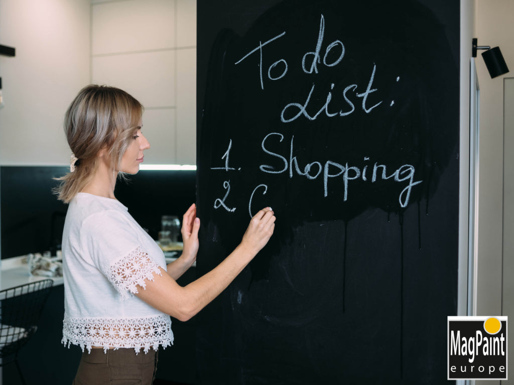 MagPaint Blackboard Paint shopping list
