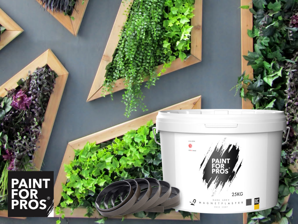 MagnetPlaster creating a living wall